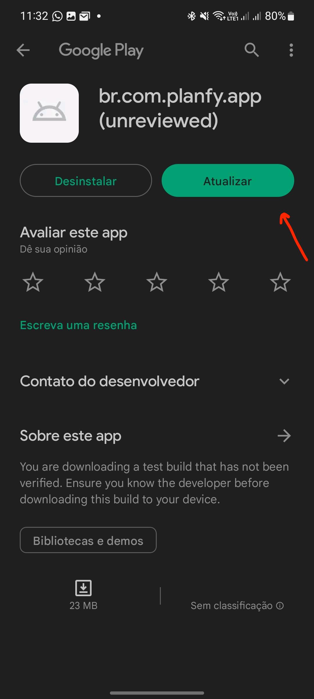 Instalar o app na loja